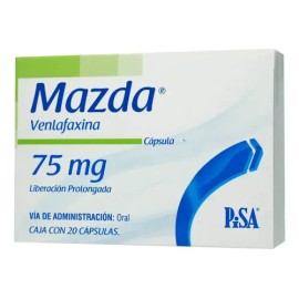 Mazda Cápsulas 75 Mg, 20 Cápsulas