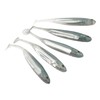5Pcs Simulated Soft Fish Bait 3D Eyes Environmentally Friendly Silicone