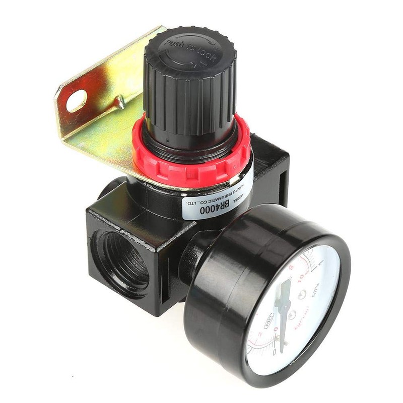 G1 / 2 Pressure Regulator with Pressure Gauge, 1pc BR4000