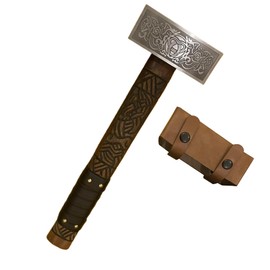 Handmade Viking Hammer Carbon Steel Head with Rosewood Handle