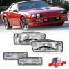 GTINTHEBOX For Chevy Camaro 85-92 Clear Bumper Turn Signal Lights