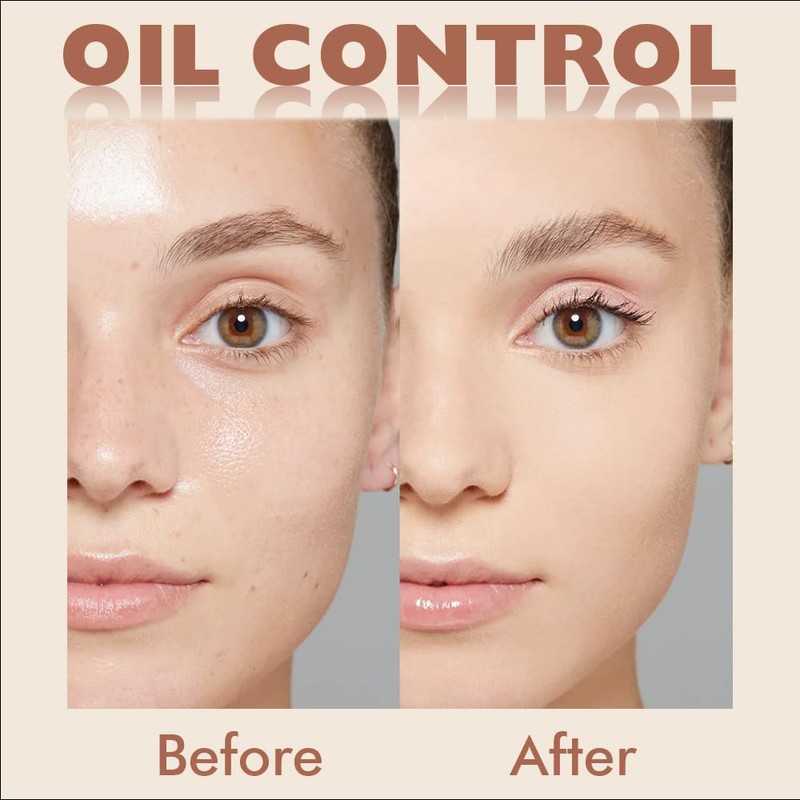 Kaely Pressed Face Powder Compact, Oil Control Flawless Makeup Setting