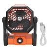 Outdoor Portable Fan Stepless Speed Control High Wind Fan Camping