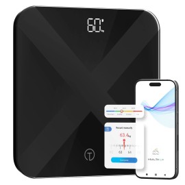T Electronics Digital Scale for Body Weight and BMI with Accurate KG Measurement