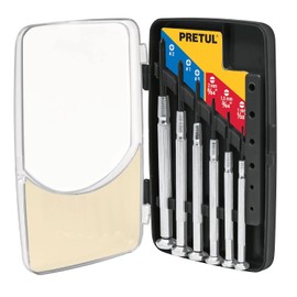 Pretul J-DEJ-6P, Juego con desarmadores metálicos de precisión , 6pzas, Pretul