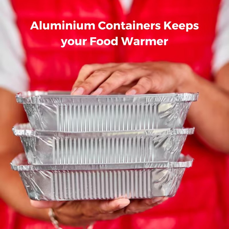 Homeshopa Foil Container With Lids, 20 Pack Large Durable Sturdy