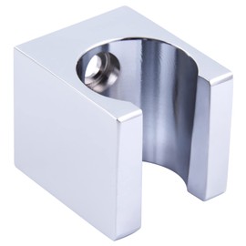 Angle Simple Shower Head Holder Wall Mount, Brass Shower Wand Handle Holder, Sprayer Bracket, Chrome
