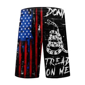 FT FENTENG Mens Swim Trunks Swimsuits, American USA Flag Board Shorts Men's Swimwear Bathing Suit with Mesh Lining, Funny Hawaii Quick Dry Beach Swimming Trunks, X-Large
