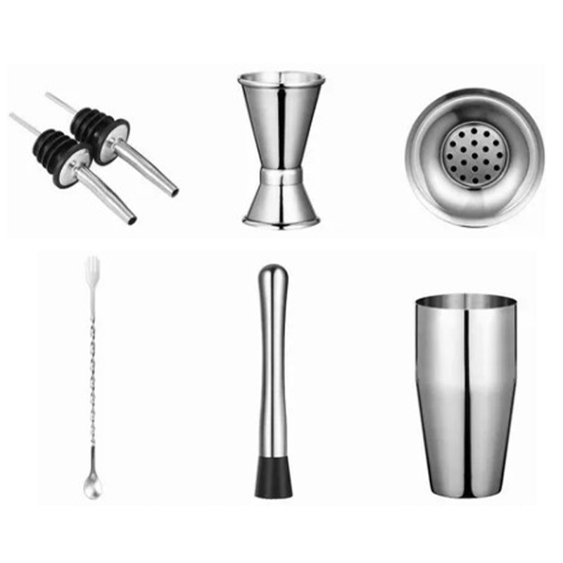 Bartender Kit Leakage Proof 304 Stainless Steel Bartending Tool 750ml