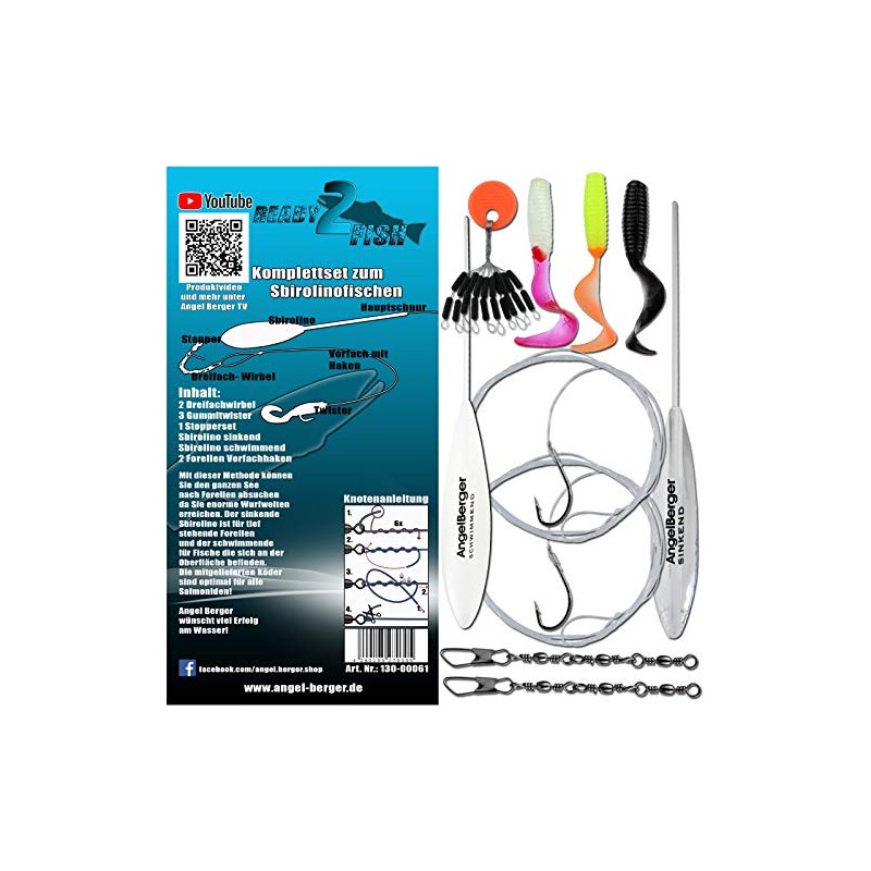 Angel-Berger Sbirolino Assortment Sbirulinoset Trout Set Fishing Set Trout