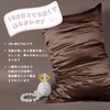LULUSILK Silk Pillowcase, Washable, Silk Pillowcase, 16.9 x 35.4 inches