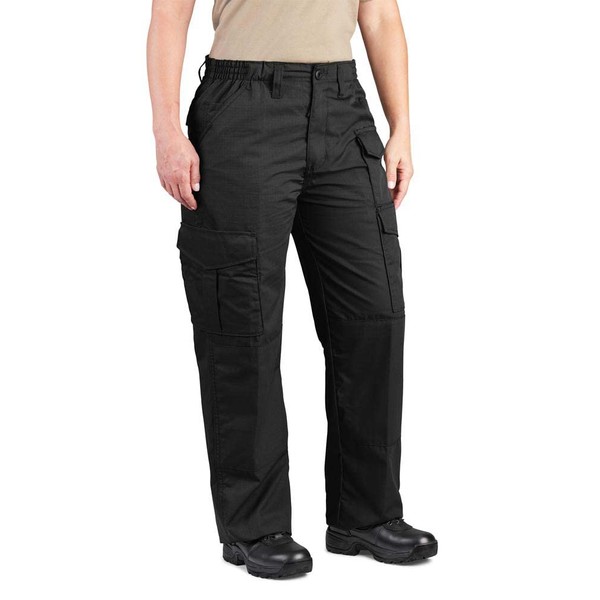 Propper Women's Uniform Tactical Pant, Black, Size 16 Unhemmed