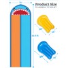 Sloosh Shark Double Water Slide, 22.5ft Heavy Duty Lawn Water