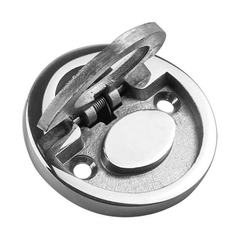 ZONADAH 2 Inches Round Spring Loaded Flush Lifting Ring Boat