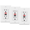 ELECTECK 3 Pack GFCI Outlets 15 Amp, Tamper Resistant (TR),