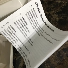 CPP-3636 Lit of 10 NEW CPP-3636 Power Banks 2200mAh