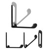 Fuxxer® 5 x Folding Multi-Purpose Hooks, Wardrobe Hooks, 75 x