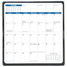 Quobadis qv66502sb Notebook (Begins in April 2025) Diary "BisoPlan 4/Club" (Monthly Type, Slim Size, 6.7 x 3.5 inches (17 x 8.8 cm), Sky Blue