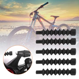 Drfeify Bicycle V Brake Cable Rubber Grommet Rubber Boot Protective Tube Guojiajia Toy for Bowden Cable Bicycle Brake V-Brake, Rmel Cover MTB Replacement, 5 Pieces Bicycles & Accessories