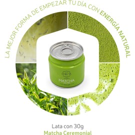 EURO TE- Té Verde Matcha Japonés Ceremonial - lata 30 gramos