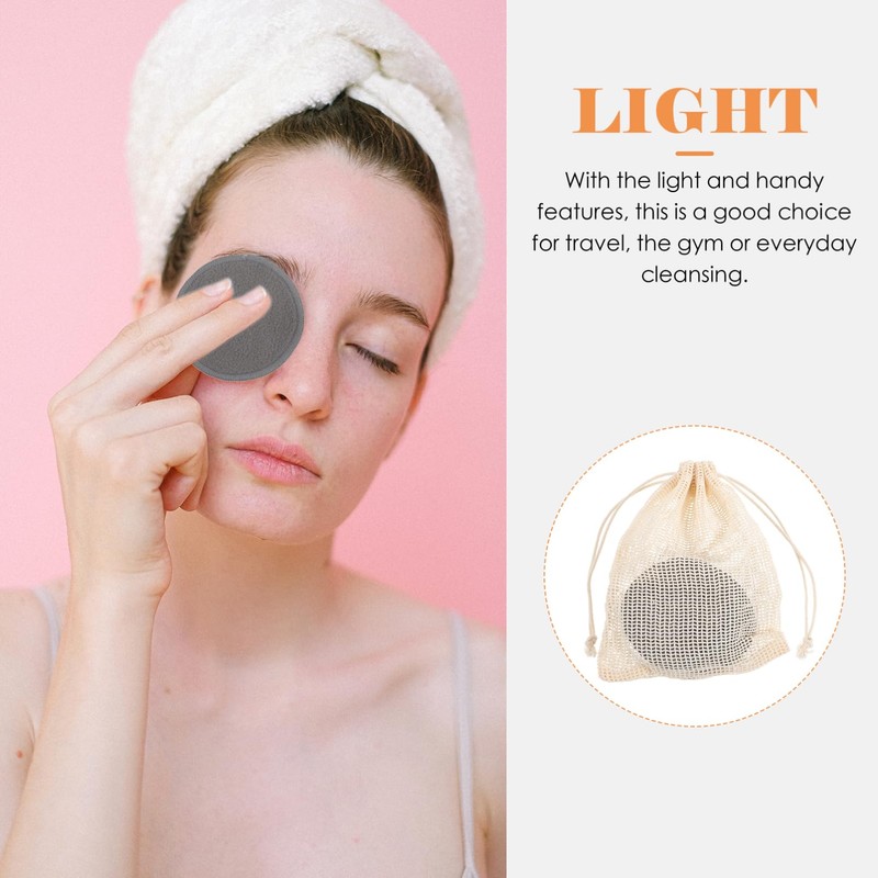 FOMIYES 26pcs Women Face Wipes Makeup Remover Pads Washable Mat