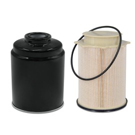 Marsram Fuel Filter Water Separator Set Fits for 2013 2014 2015 2016 2017 2018 Dodge Ram 2500 3500 4500 5500 6.7L Cummins Diesel Turbo Engines, Replace 68197867AA, 68157291AA, 68065608AA