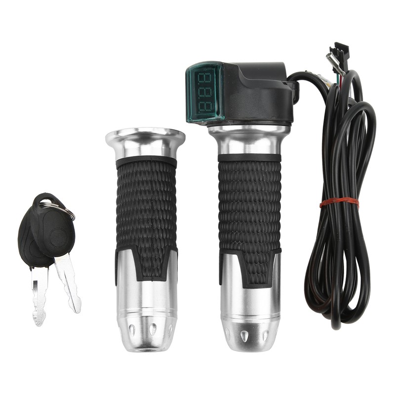 2PCS Electric Bicycle Throttle Handle Speed Control Throttle Grip with