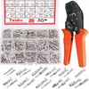 Twidec/290PCS Car Electrical Wire Terminal Pins Connector 1/1.5/1.8/2.2/2.8/3.5mm 21Type Auto