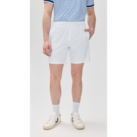 Redvanly Men's Byron Tennis Shorts 7", Bright White, S