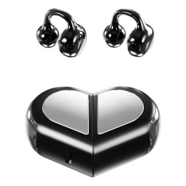 Trymiss K521 Audfonos clip Bluetooth In-ear Mini Corazn Auriculares Con Micrfono Audfonos Para El Gym Manos Libres Audfonos Gamer Bluetooth Regalos...