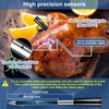 Wireless Meat Thermometer Bluetooth with Ceramic Probe: Waterproof Digital Oven