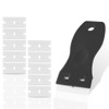 Plastic Razor Scraper with 10pcs Double Edged Plastic Blades Hair