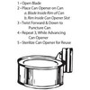 Best Glide ASE's U.S. SHELBY CO. Military Style Can Openers,