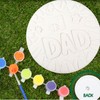Creative Roots Paint Your Own #1 Dad Stepping Stone, Paintable