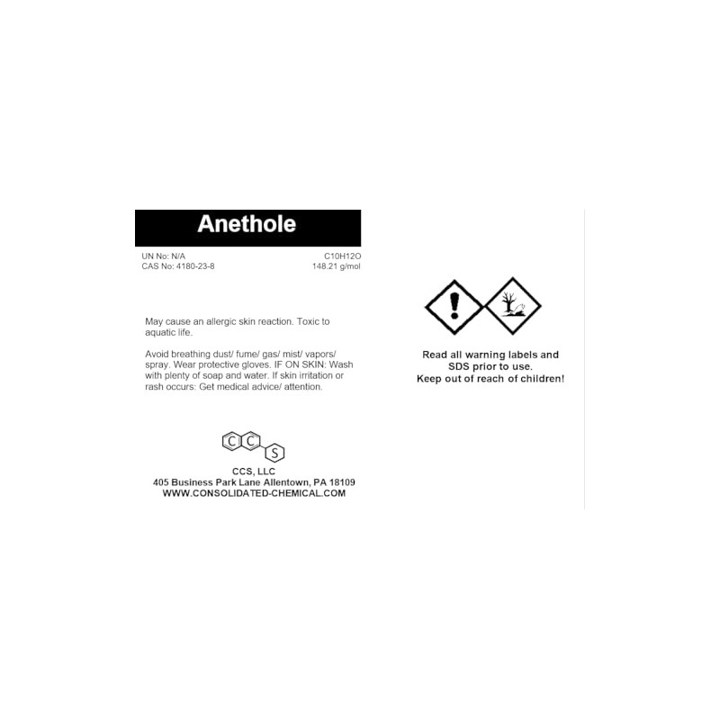 Anethole | Premium High-Purity Aroma Compound for Perfumes, Candles, and