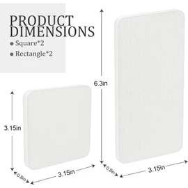 4Pcs Water Absorbent Diatomite Coasters, Kitchen Bathroom Sink Soap Holder Absorbent Stone Coasters Prevents Moisture Buildup, Dry Sink Organizer for Hand Soap & Cups Drinks Bottles, Plants