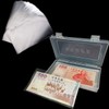 Osuter Pack of 200 Banknotes, Coin Collection, Banknotes Bag, Transparent