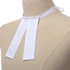 Blessing Simple Lawyer Band Collar Court Ties White