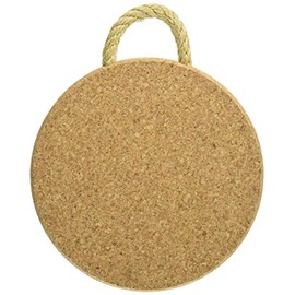 Viking Trivet, Cork, Handle, Trivet, Round, 7.7 inches (19.5 cm), 1281