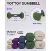 YOTTOY Weights Dumbbells Set for Women,3 Pound Dumbbells Set of