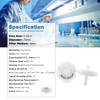 NYL Syringe Filters 25mm 100pcs 25mm-0.22μm 25mm-0.22μm