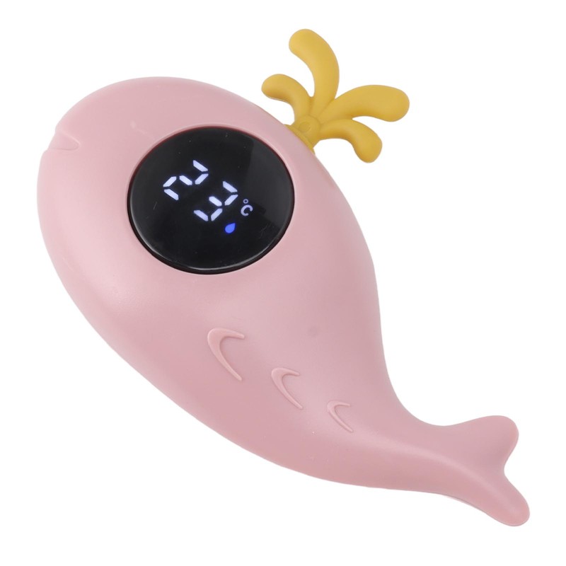 Baby Bath Thermometer Digital Cartoon Cute Whale Thermometer Multi Functional