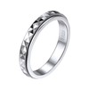 Silvora Women's Spinner Ring 925 Sterling Silver Rotating Finger Ring