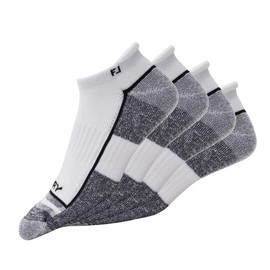 FootJoy Men's ProDry Roll Tab 2-Pack Socks, White, Fits Shoe Size 7-12