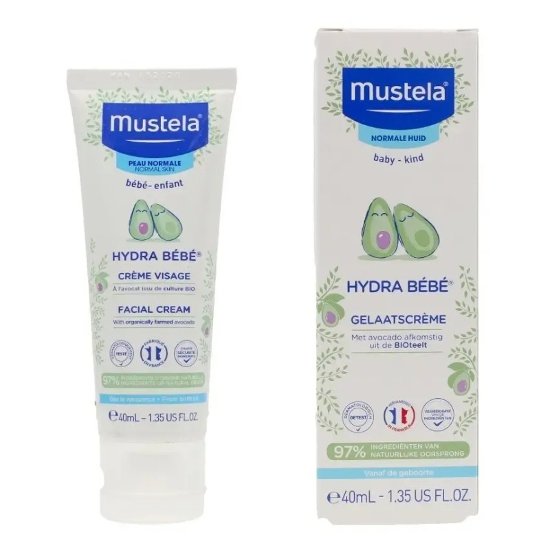 Crema Mustela Hydra Bebé Piel Normal 40 Ml