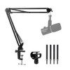 FEELWORLD AMS1 Micrófono Boom Arm, ajustable Mic Arm Stand con