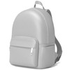 KMISSO Women's Backpack Vegan Leather Versatile Practical 30608, silver colours