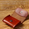 Le sourire Men's Small Coin Purse, Small Genuine Leather Coin
