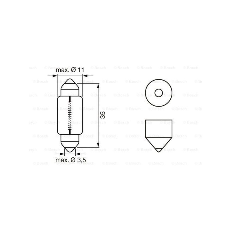 Bosch Automotive 1987302211 Bosch Automotive Bulb