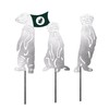 VERDOBA Meerkat Garden Decoration in Silver - Meerkat Figurine Set